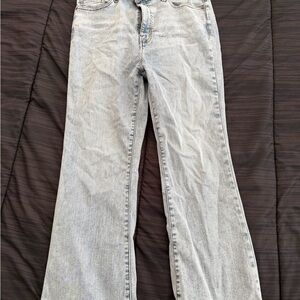 Frame Denim Light Blue Flare Jeans